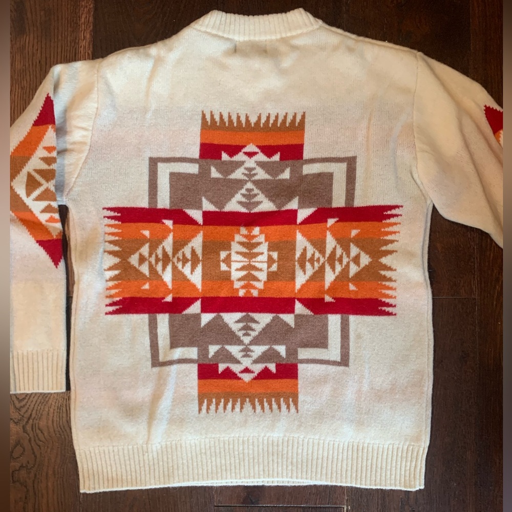 Pendleton for Japan Market Lambswool Crew Sweater - Picture 3 of 5